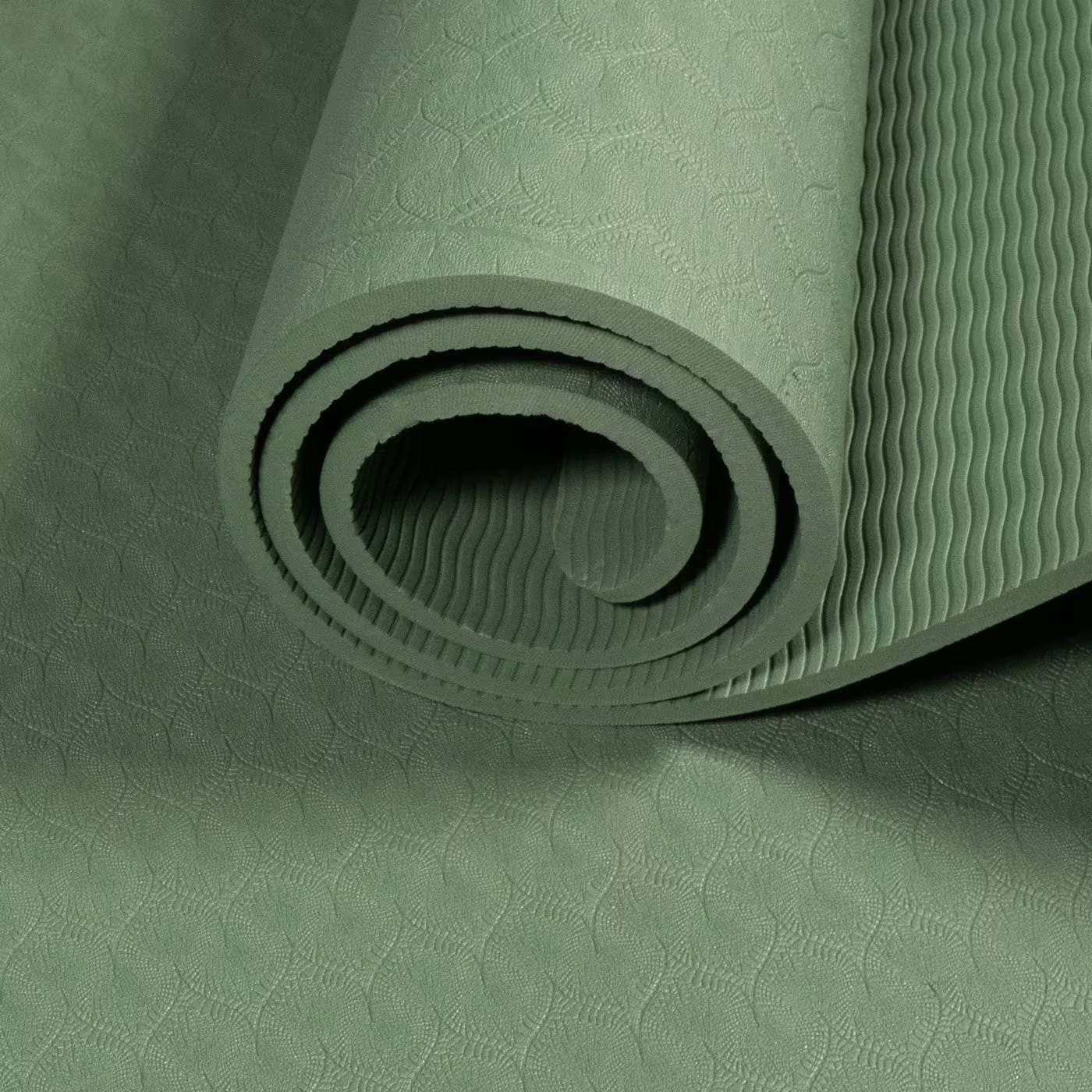 Mohuki Yoga Mat TPE - 6mm (Olive Green)